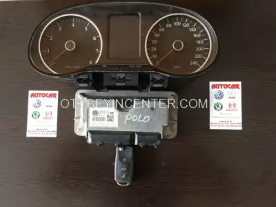 03C906024BJ 6R0920860F 2009/2013 MODEL ARASI VOLKSWAGEN POLO 1.4 DSG İMMOBİLİZER SETİ