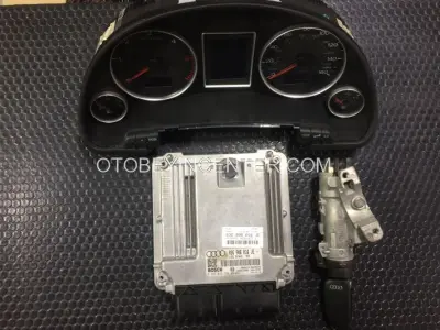 03G906016JE AUDİ A4 2.0 TDI OTOMATİK 2002/2007 MODEL YILLARI ARASI İMMOBİLİZER SETİ