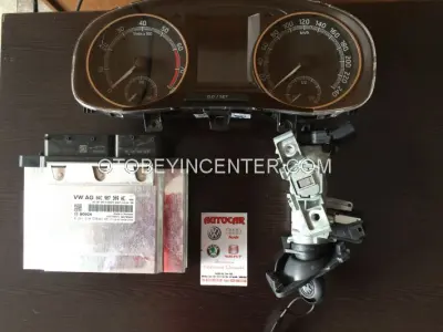 04C907309AE 04C906026AH 5JA920740B Skoda Rapid 1.0 TSI İmmo Seti