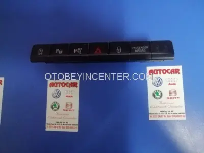 565927132AQ Skoda Kodiaq  Dörtlü Flaşör Düğmesi