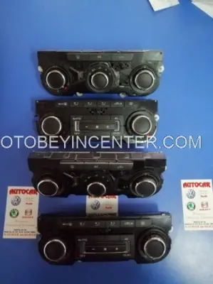 3T0820047M 3T0907044BK 3T0907044BR Skoda Kalofifer Panelleri Skoda Klima Düğmeleri