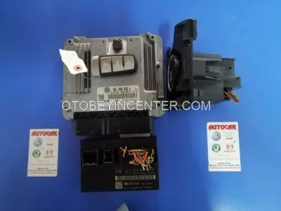 06J906026A 06J906026 06J990990 Passat 1.8 TSI İmmobilizer Set Passat ECU Key Set