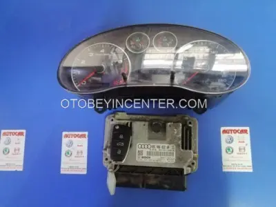 03C906022AP 03C997022A 8P0920931T Audi A3 1.4 TSI İmmobilizer Set Audi A3 ECU Key Set