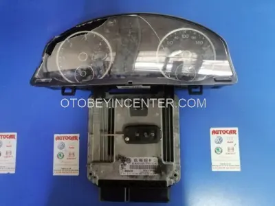 03L906022RP 5N0920871C Volkswagen Tiguan İmmobilizer Set Tiguan ECU Key Set