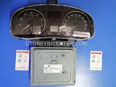 03F906070EF 03F906070HK 5J0920841E Skoda Fabıa 1.2 TSI Cbzb İmmobilizer Set Skoda Fabia ECU Key Set