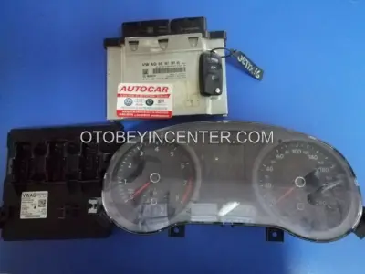 04E906027DG 04E907309AG 5C6920875 Volkswagen Jetta 1.2 TSI İmmo Set İmmobilizer Set ECU Key Set
