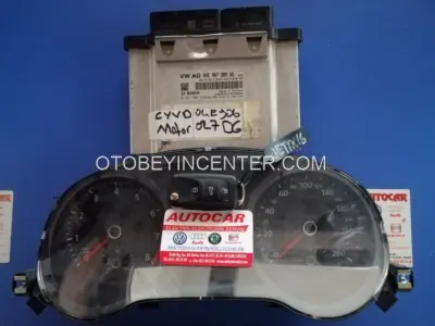 04E906027DG 5C6920875 Volkswagen Jetta 1.2 TSI Motor Kontrol Ünitesi Jetta Kilometre Saati Jetta İmmo Set ECU Key Set