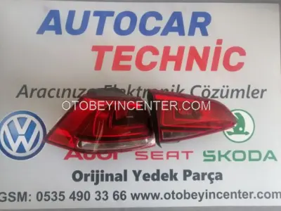 5G0945095P 5G0945093AE Volkswagen Golf7 Sol Arka İç Dış Stop