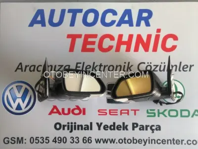 1Z1857507H 1Z1857508H 1Z1857508C Skoda Octavıa Sağ Sol Dikiz Aynası Katlanır