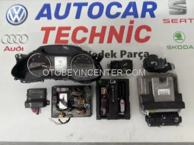 8K1907401H 0281015894 8K0907064N 8K0905852D Audi 2.7 TDI İmmo Set Audi 2.7 TDI ECU Key Set