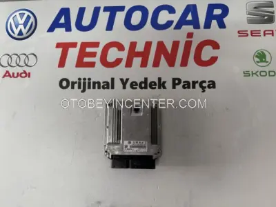 7L0907401AE 7L0907401H Volkswagen Toureğ Audi Q7 Motor Beyni 0281031160