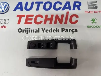 3T0867198 3T0867197 1Z0959858B 5J0959855 Skoda Superb Skoda Octavıa  Cam Düğmesi Kapı Kolu Tutamağı