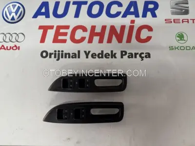 1Z1867171 1Z0959858B Skoda Octavıa Dörtlü Cam Düğmesi Kapı Tutamağı