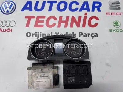 1K8920885F 04E906027 AG 04E907309AE 5K0937087AF Volkswagen Scırocco 1.4 TSI Czda Motor İmmo Seti