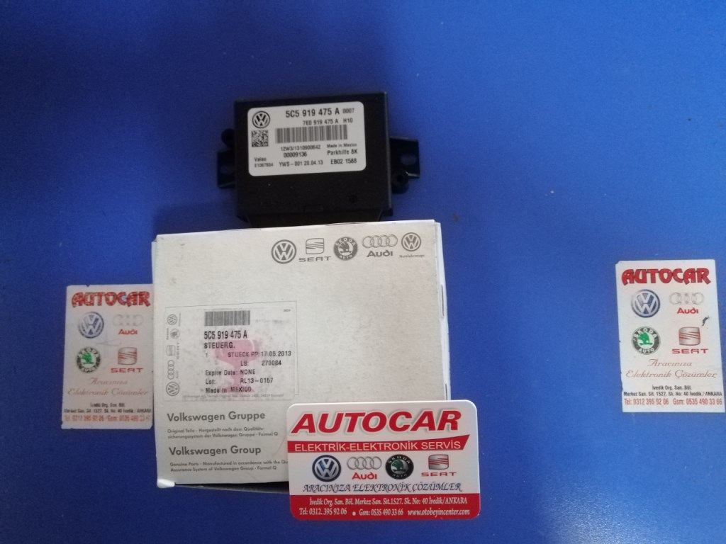 5c6919475 3c8919475 5k0919475e volkswagen jetta golf passat park sensör beyni