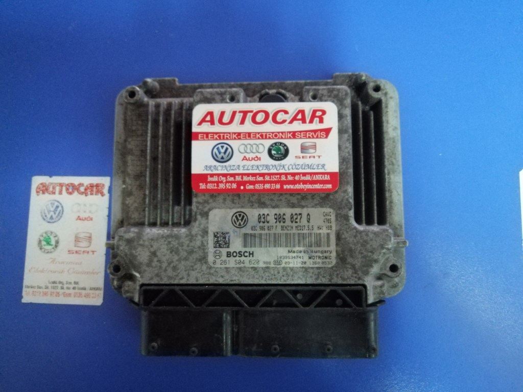 03c906027q volkswagen touran motor kontrol ünitesi volkswagen audi seat skoda motor beyinleri