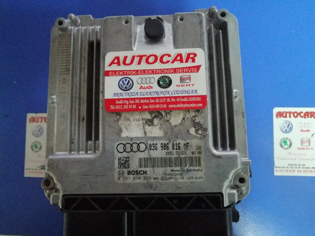 03g906016mf audi a6 motor kontrol ünitesi