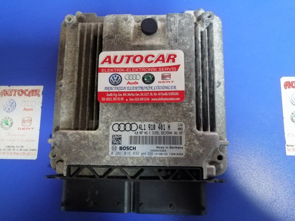 4l1910401h 4l0907401c audi q7 motor beyni 0281016832 4l0997401a