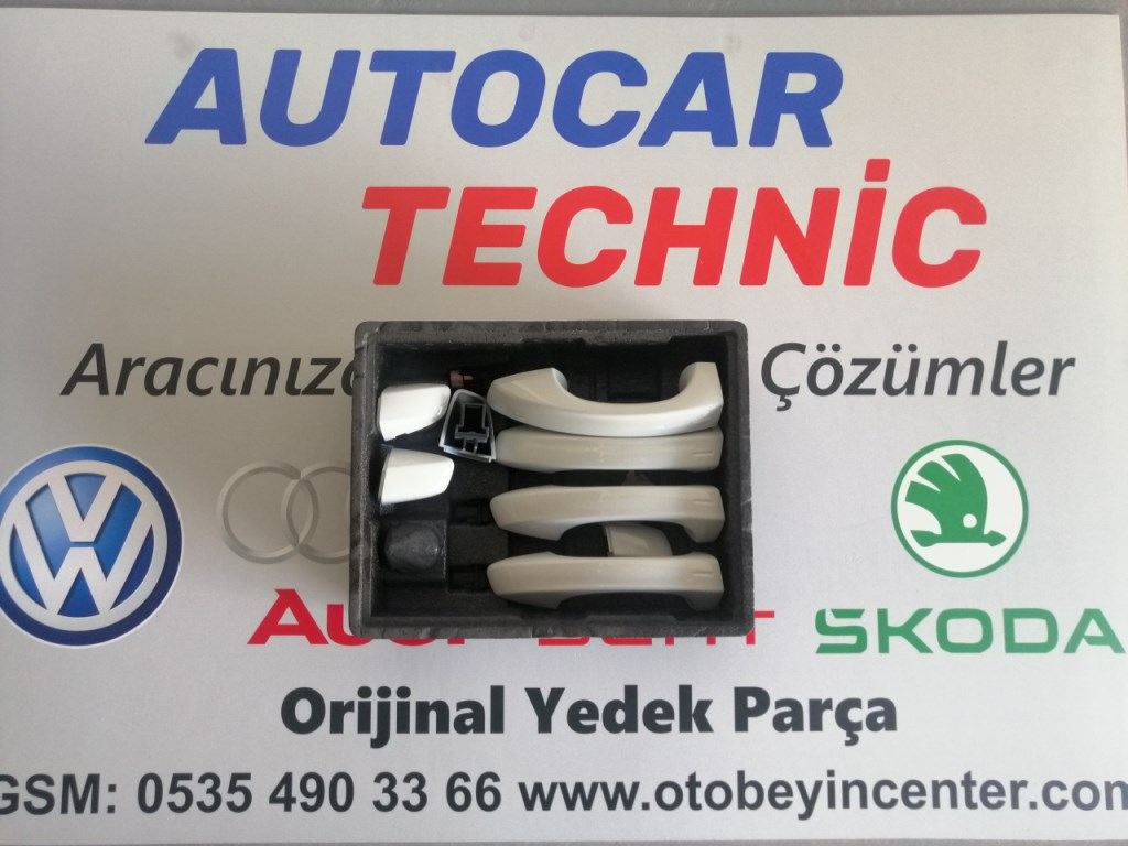 3v0837205 5g0837205r volkswagen passat skoda superb keyless go anahtarsız giriş kapı kolu