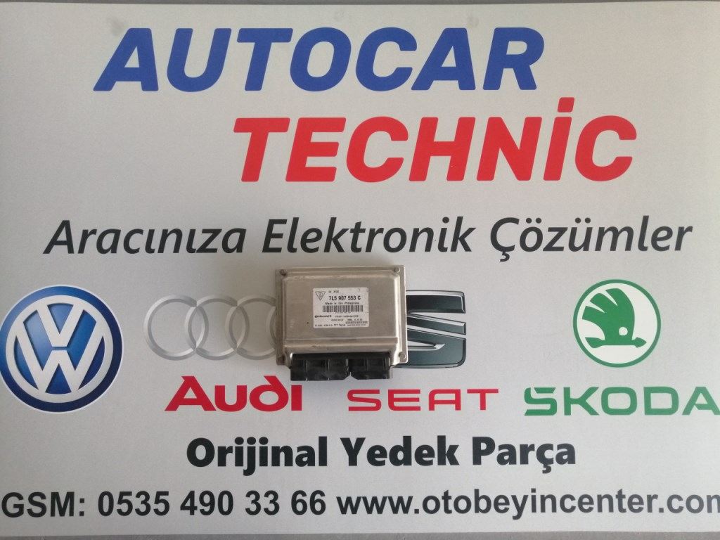 7l5907553c volkswagen toureğ porsche air süspansiyon beyni