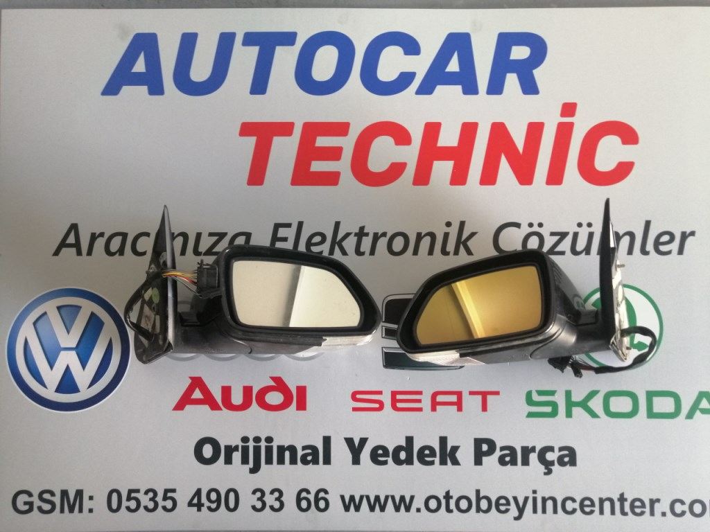 1z1857507h 1z1857508h 1z1857508c skoda octavıa sağ sol dikiz aynası katlanır