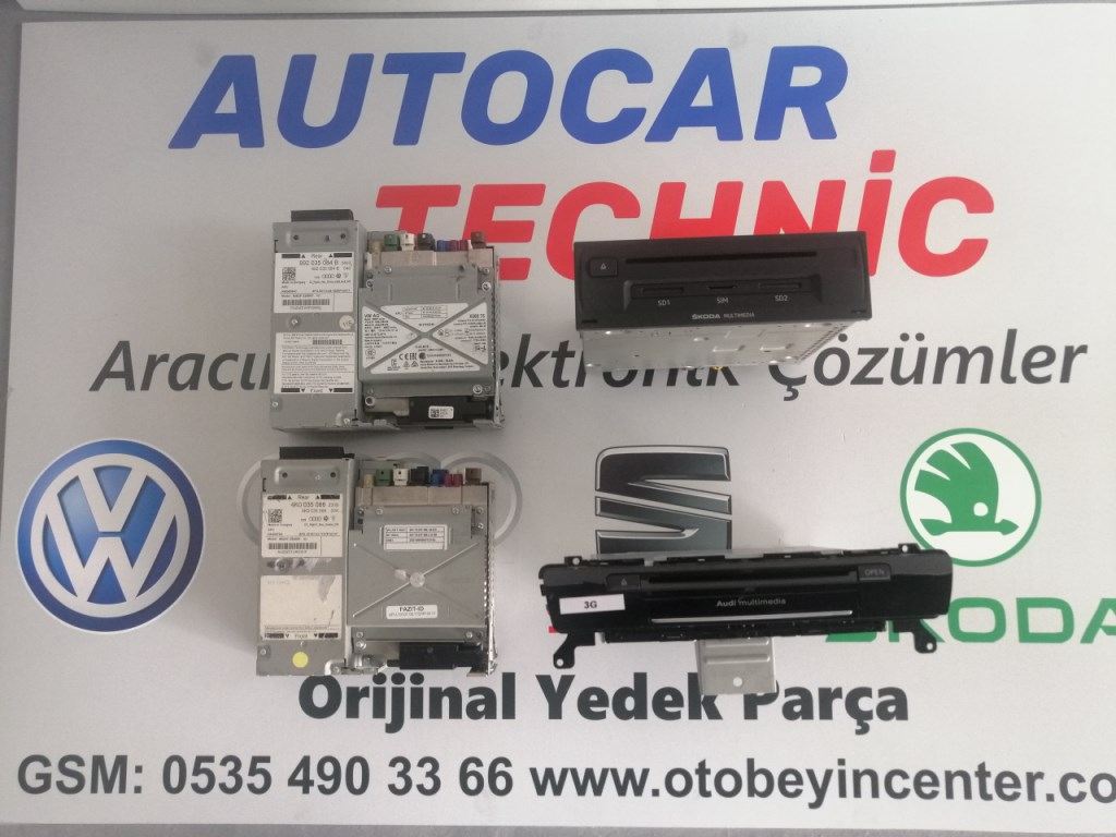 992035084b porsche multimedia 4k0035088 audi multimedia 4g0035670k 565035021b skoda multimedia 5f kontrol ünitesi