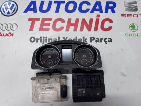 1K8920885F 04E906027 AG 04e907309ae 5k0937087af volkswagen scırocco 1.4 tsi czda motor immo seti