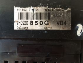 7h0920850g volkswagen transporter gösterge saati 2004/2008 model yılları arası